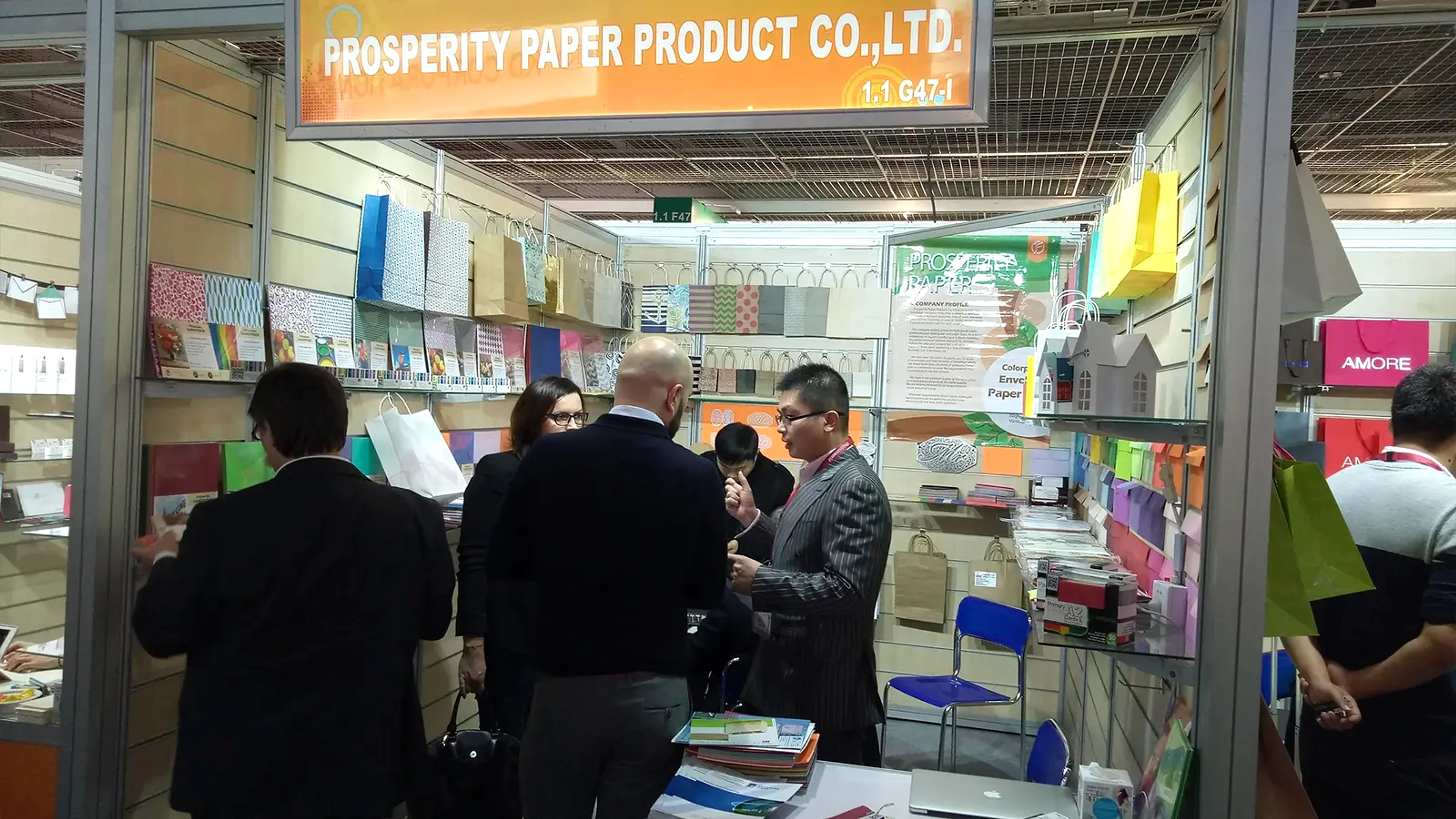 玖丰纸业参加德国展会